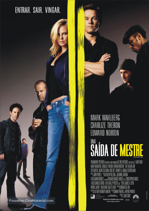 The Italian Job - Brazilian Movie Poster