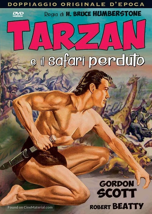 Tarzan and the Lost Safari - Italian DVD movie cover