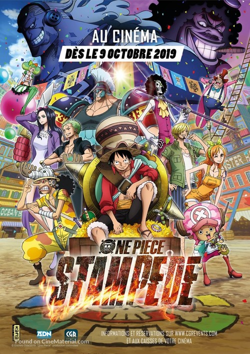 One Piece: Stampede - French Movie Poster