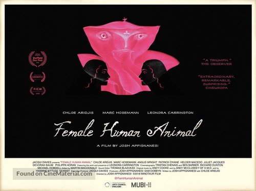 Female Human Animal - British Movie Poster