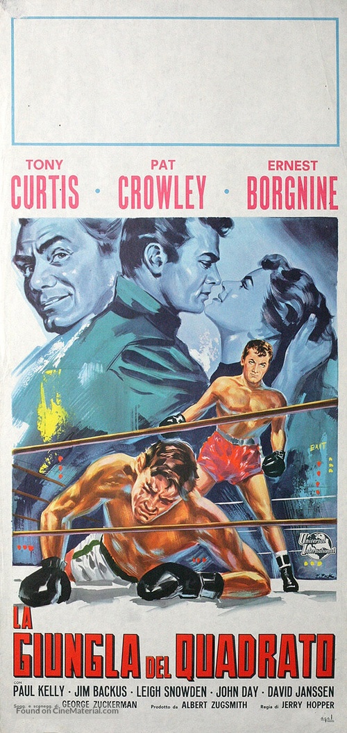 The Square Jungle - Italian Movie Poster