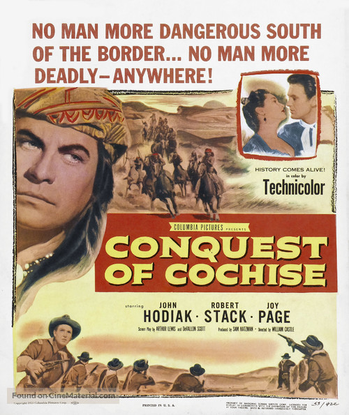 Conquest of Cochise - Movie Poster