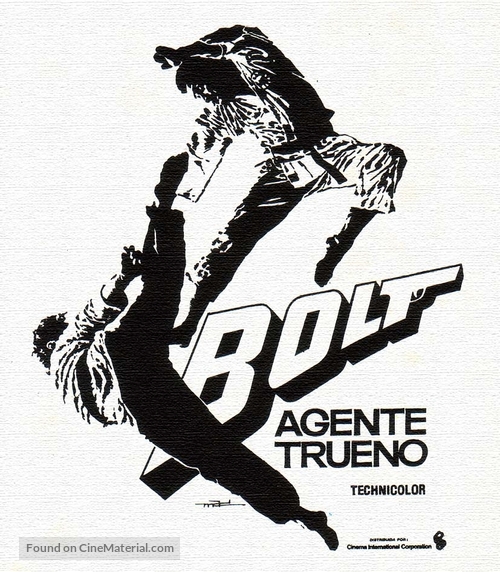 That Man Bolt - Spanish Movie Poster