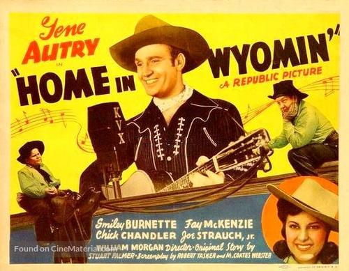 Home in Wyomin&#039; - Movie Poster