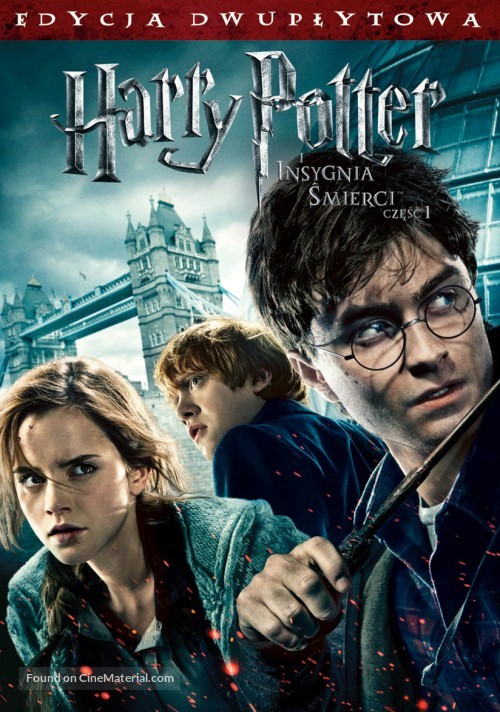 Harry Potter and the Deathly Hallows - Part 1 - Polish DVD movie cover