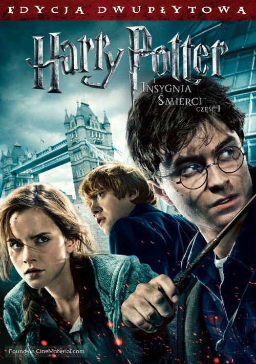 Harry Potter and the Deathly Hallows: Part I - Polish DVD movie cover