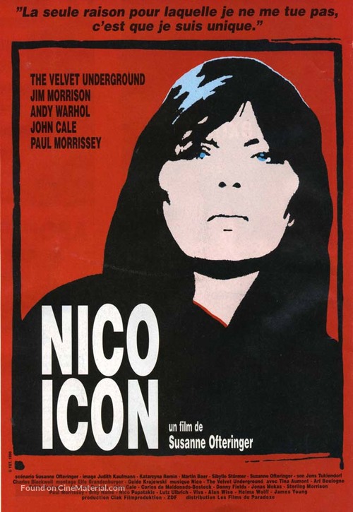 Nico Icon - French Movie Poster