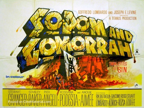 Sodom and Gomorrah - British Movie Poster