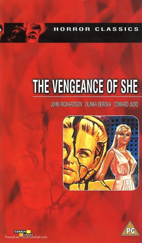 The Vengeance of She - British VHS movie cover