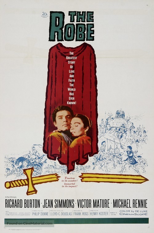 The Robe - Re-release movie poster