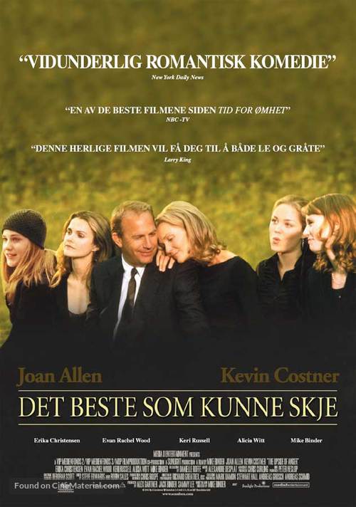 The Upside of Anger - Norwegian Movie Poster