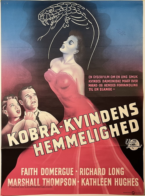 Cult of the Cobra - Danish Movie Poster