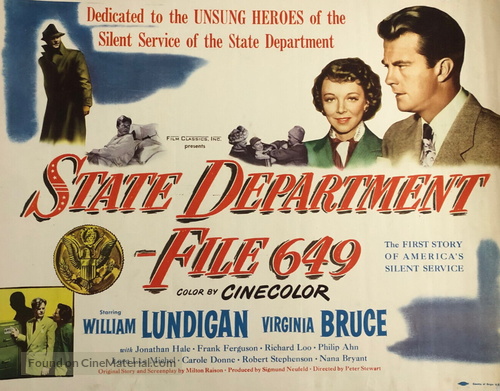 State Department: File 649 - Movie Poster