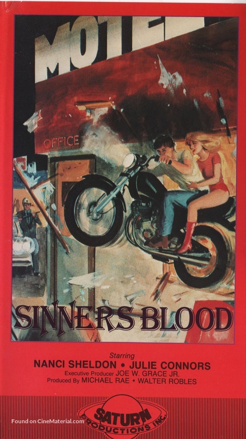 Sinner&#039;s Blood - VHS movie cover