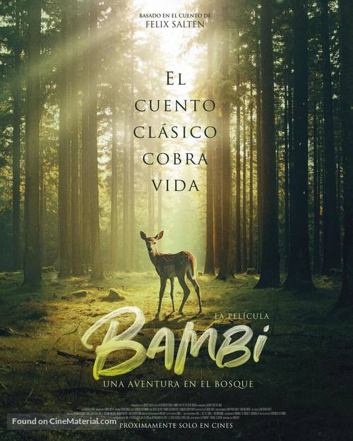 Bambi, L&#039;histoire d&#039;une vie dans les bois - Mexican Movie Poster