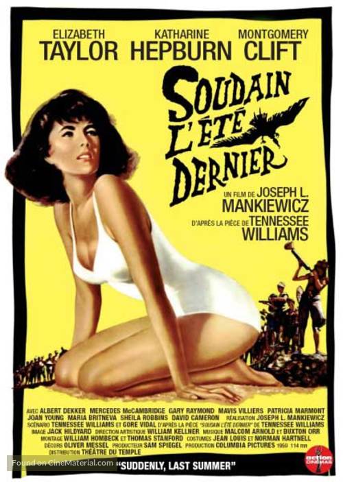 Suddenly, Last Summer - French Movie Poster