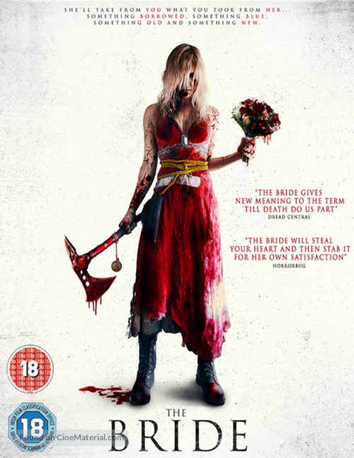 The Bride - British Blu-Ray movie cover