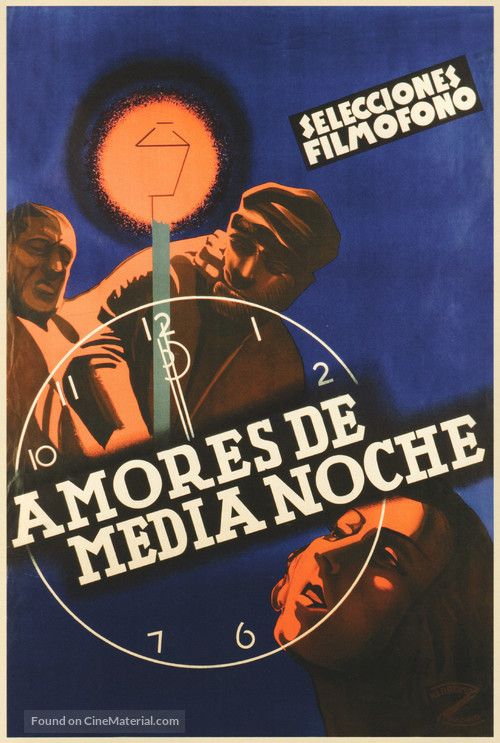 Les amours de minuit - Spanish Movie Poster