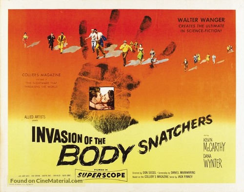Invasion of the Body Snatchers - British Movie Poster