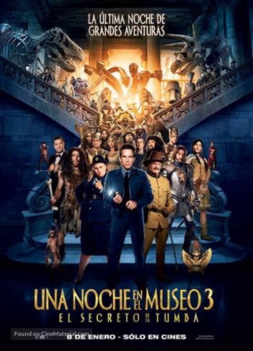 Night at the Museum: Secret of the Tomb - Argentinian Movie Poster