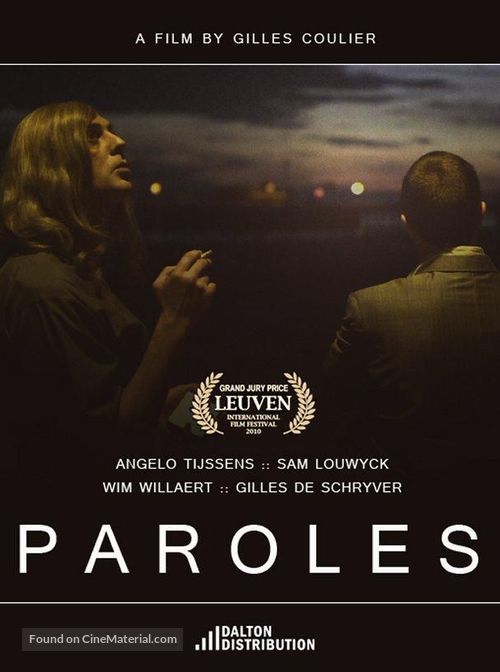 Paroles - Belgian Movie Poster