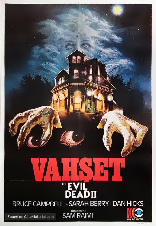 Evil Dead II - Turkish Movie Poster
