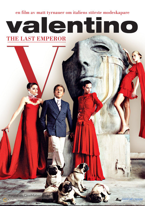Valentino: The Last Emperor - Swedish Movie Cover