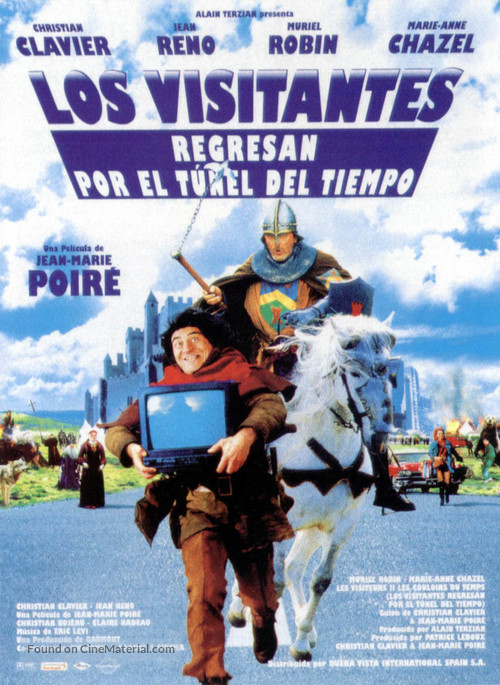 Les couloirs du temps: Les visiteurs 2 - Spanish Movie Poster