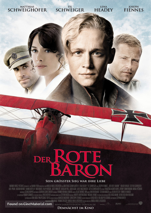 Der rote Baron - German Movie Poster