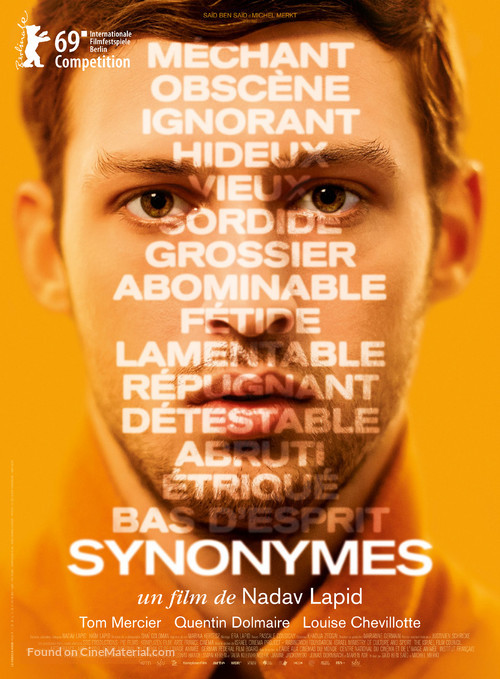 Synonymes - French Movie Poster