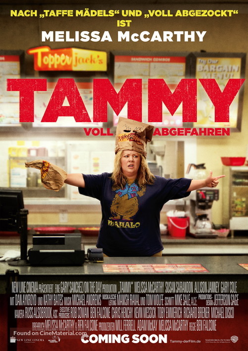 Tammy - German Movie Poster