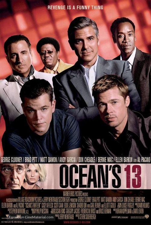 Ocean&#039;s Thirteen - Swedish Movie Poster