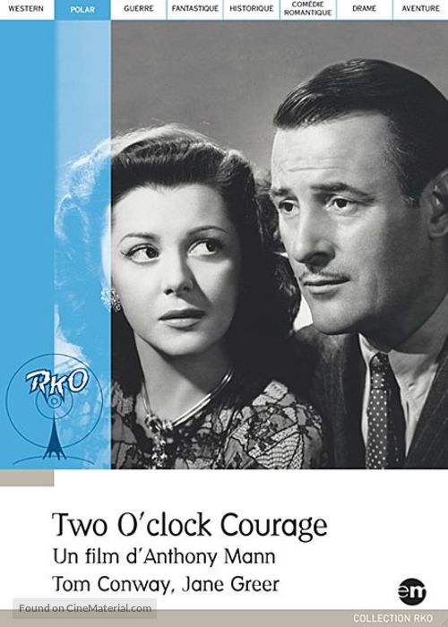 Two O&#039;Clock Courage - French DVD movie cover