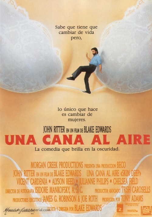 Skin Deep - Spanish Movie Poster