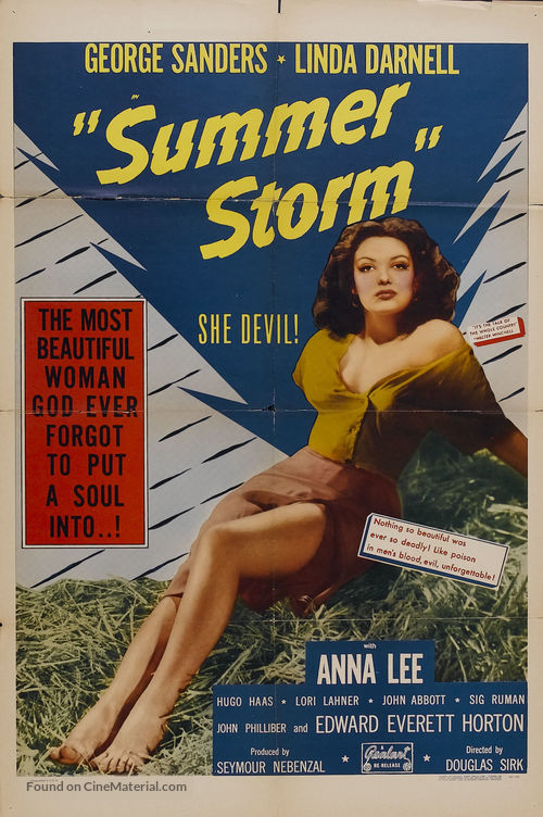 Summer Storm - Movie Poster
