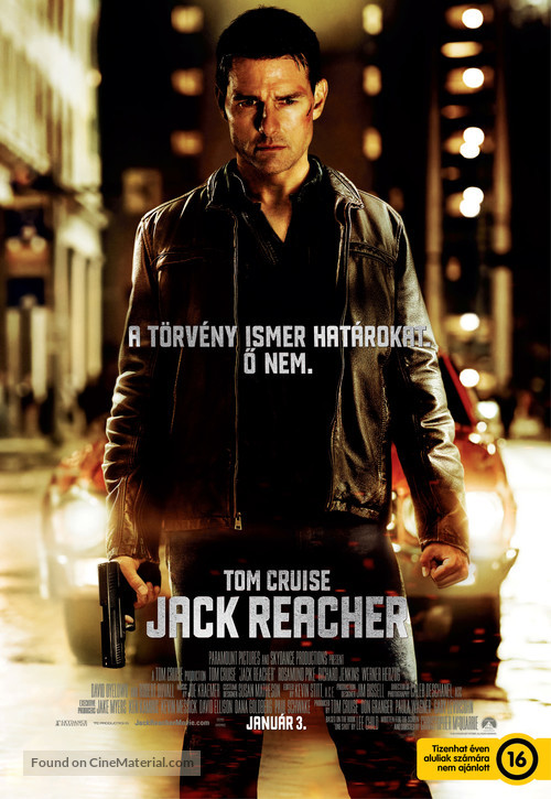 Jack Reacher - Hungarian Movie Poster