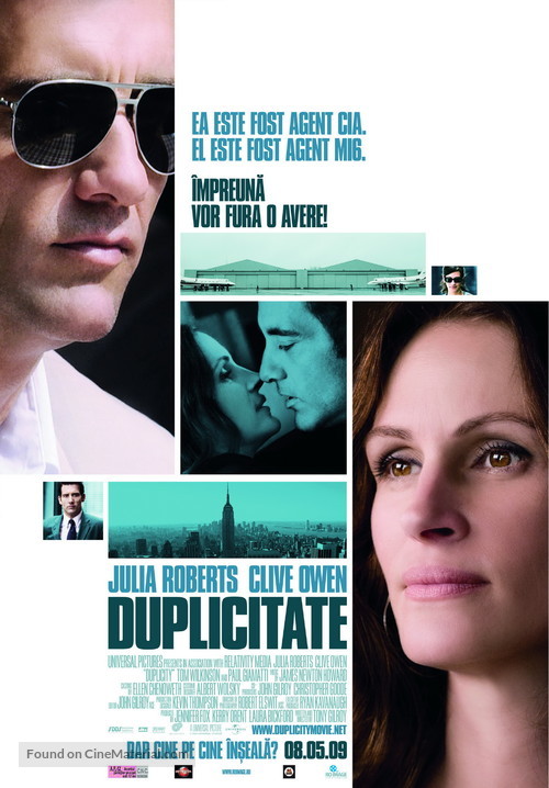 Duplicity - Romanian Movie Poster