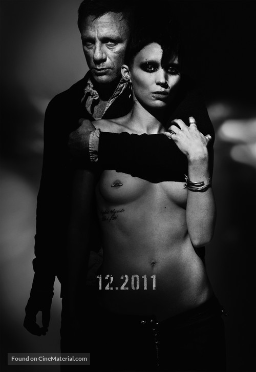 The Girl with the Dragon Tattoo - Teaser movie poster