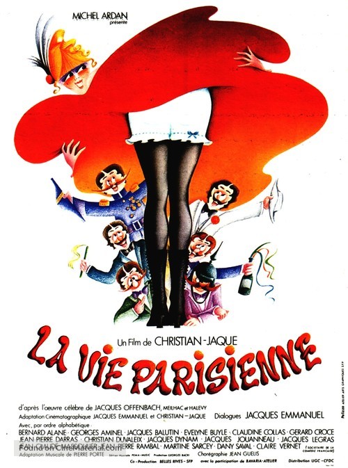 La vie parisienne - French Movie Poster