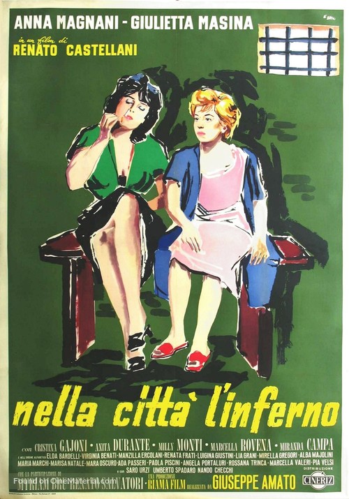 Nella citt&agrave; l&#039;inferno - Italian Movie Poster