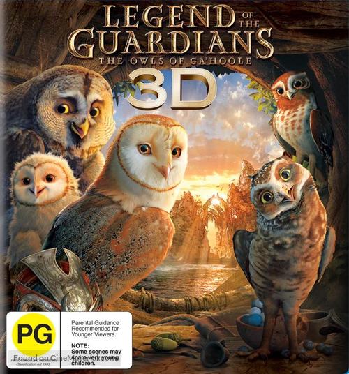 Legend of the Guardians: The Owls of Ga&#039;Hoole - New Zealand Blu-Ray movie cover