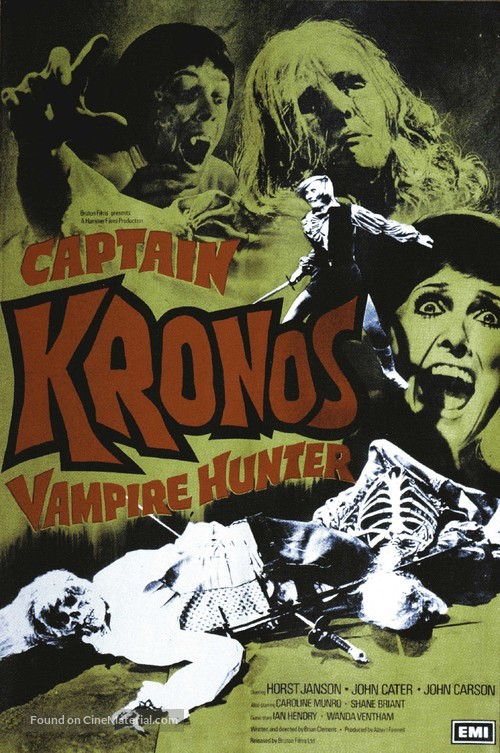 Captain Kronos - Vampire Hunter - British Movie Poster