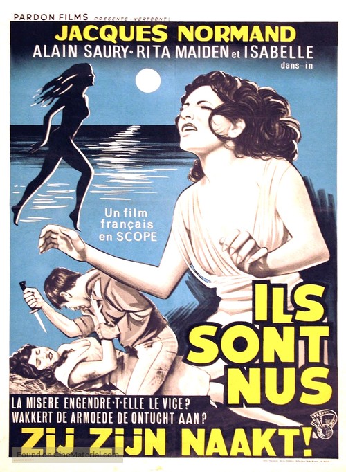 Ils sont nus - Belgian Movie Poster