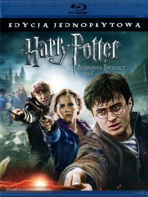 Harry Potter and the Deathly Hallows - Part 2 - Polish Blu-Ray movie cover