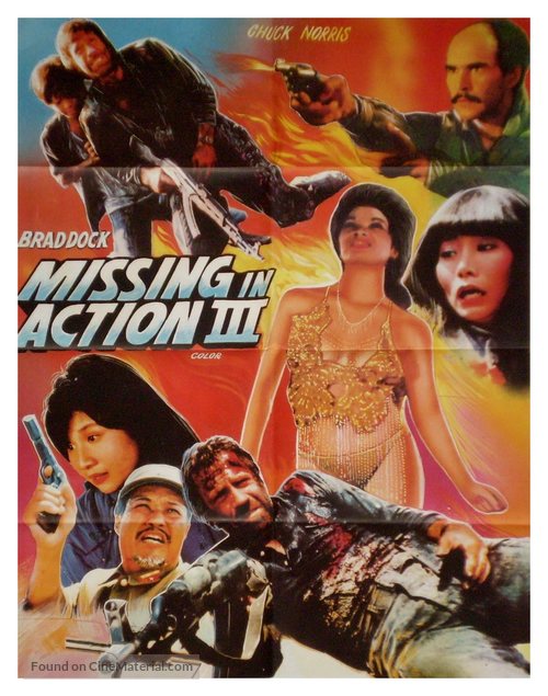 Braddock: Missing in Action III - Pakistani Movie Poster