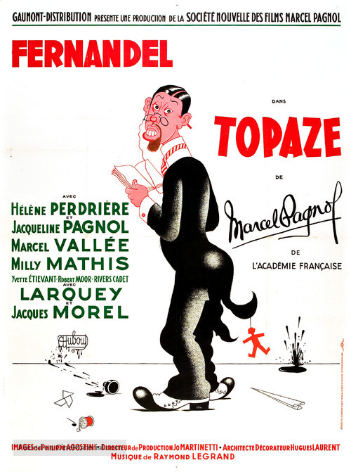 Topaze - French Movie Poster
