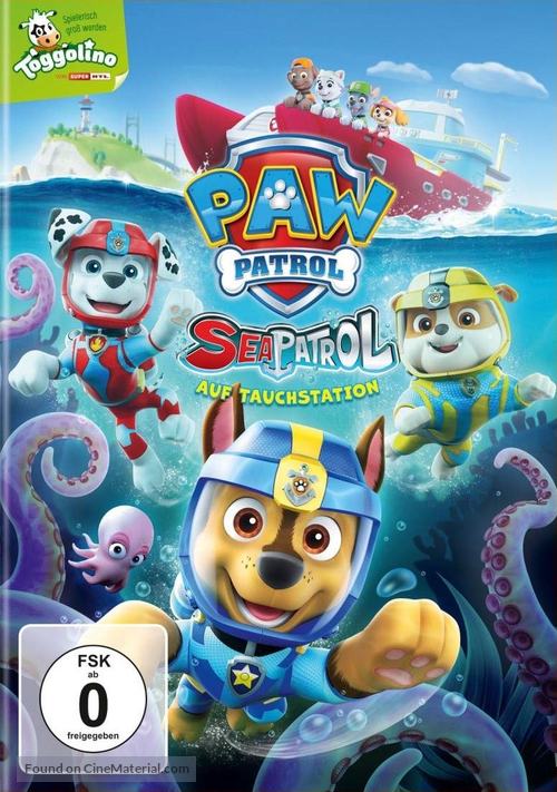 Paw Patrol: Sea Patrol - German DVD movie cover