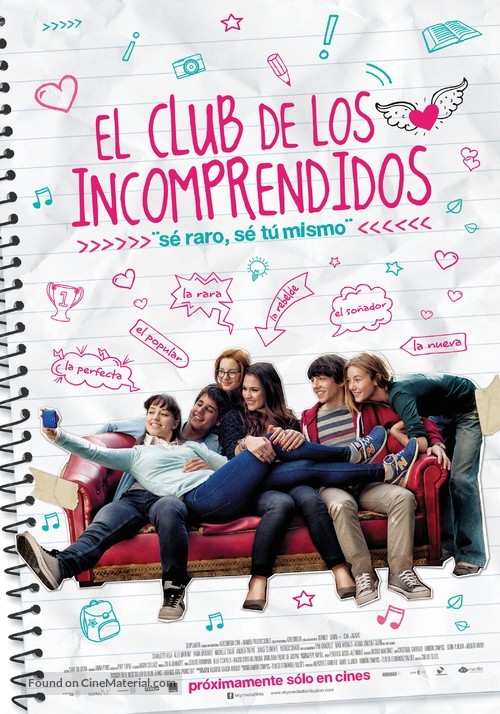 El club de los incomprendidos - Mexican Movie Poster