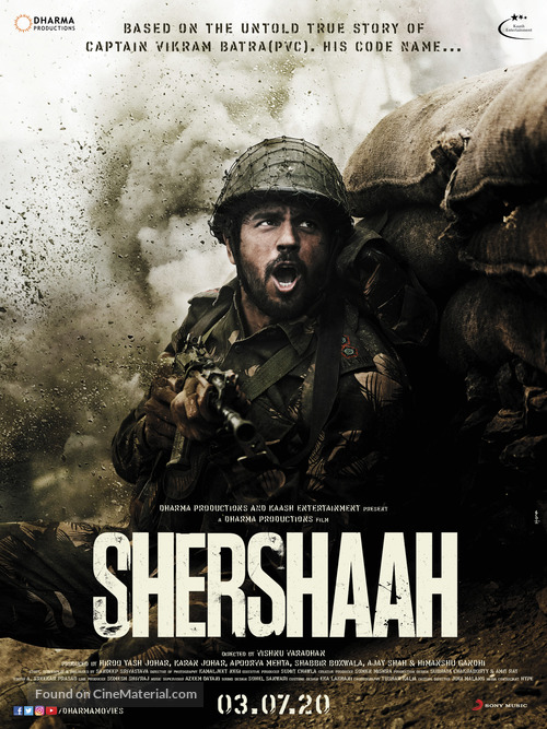 Shershaah - Indian Movie Poster