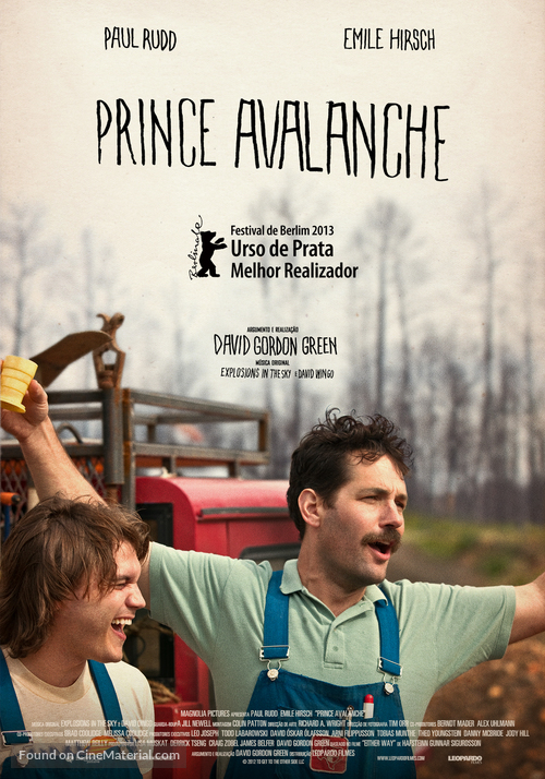 Prince Avalanche - Portuguese Movie Poster